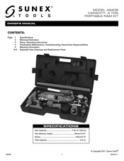 Sunex Tools 4940B Owner's Manual