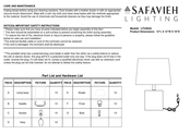 Safavieh Lighting LIT4284A Quick Start Manual