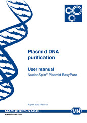 Macherey-Nagel NucleoSpin Plasmid EasyPure User Manual