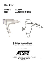JVD ALTEO Original Instructions Manual