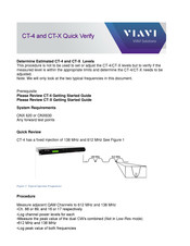 Viavi CT-X Getting Started Manual