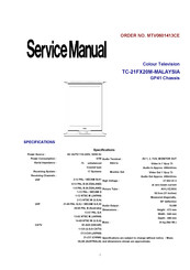 Matsushita Electric TC-21FX20M-MALAYSIA Service Manual