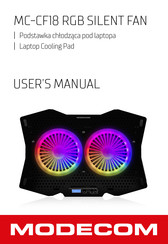 Modecom MC-CF18 RGB SILENT FAN User Manual