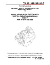HEADQUARTERS DD-5111V Technical Manual