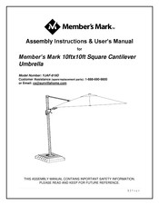 Member's Mark YJAF-819D Assembly Instructions & User Manual