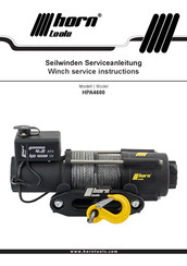 Horn Tools HPA4600 Service Manual