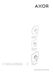 Axor Starck 10616003 Instructions For Use/Assembly Instructions