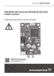 Grundfos CIM 280-US GIC Gen2 Instructions Manual
