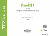 NIVELCO MicroTREK HT-700 Manual