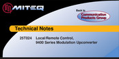 Miteq 9400 Series Manual