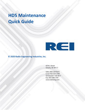 REI HD5 Care And Maintenance Quick Manual