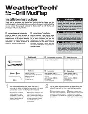 Weathertech No-Drill MudFlap Installation Instructions