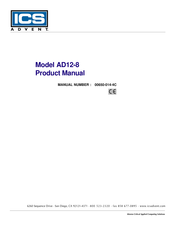 ICS Advent AD12-8 Product Manual