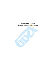 GDZX ZXHQ-A+ CT Manual