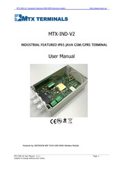 Matrix Electrónica MTX-IND-WC25 V2.0 User Manual