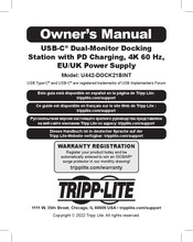 Tripp Lite U442-DOCK21BINT Owner's Manual
