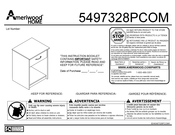 Ameriwood HOME 5497328PCOM Assembly Instructions Manual