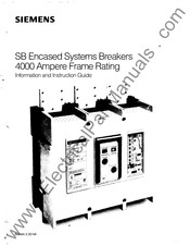 Siemens SB Series Information And Instruction Manual