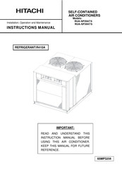 Hitachi RUA-NP30ATS Instruction Manual