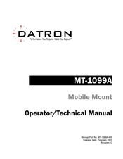 Datron MT-1099A Technical Manual
