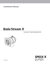 Speck pumps Badu Stream II Installation Manual