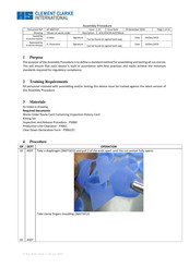 HS AP 3607157 Assembly Procedure