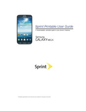 Samsung SPRINT GALAXY MEGA User Manual