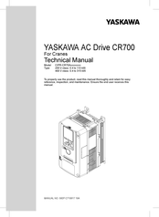 YASKAWA CIPR-CR70A Series Technical Manual