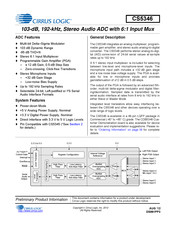 Cirrus Logic CS5346 Manual