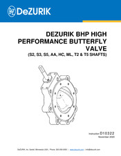 DeZurik S5 Instructions Manual