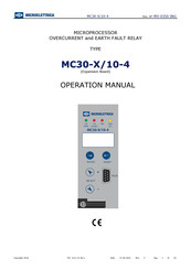MicroElektronika MC30-X/10-4 Operation Manual