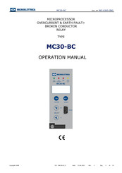 MICROELETTRICA MC30-BC Operation Manual