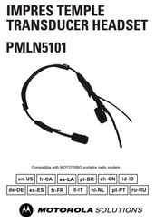 Motorola solutions PMLN5101 Instruction Manual
