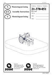 Sove 21-370-051 Assembly Instructions Manual