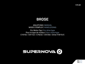 SUPERNOVA BROSE Manual