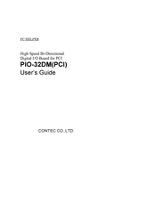 Contec PIO-32DM User Manual