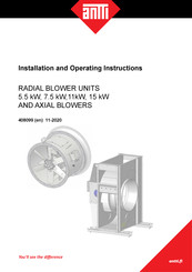ANTTI 408099 Installation And Operating Instructions Manual