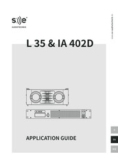 SE Audiotechnik IC 34 Application Manual