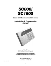 Sentrol Arrowhead SC800 Installation & Programming Manual