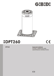 GiBiDi DPT260 Fitting, Operation And Maintenance Instructions