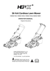 HENX A36GC16B01 Operator's Manual