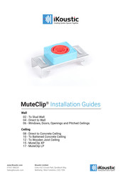 iKoustic MuteClip Installation Manuals