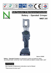 NEMIQ NMBT240 Operation & Maintenance Manual