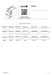 Kvik MU945 Manual