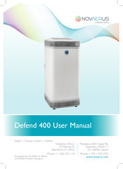 WellAir NOVAERUS Defend 400 User Manual