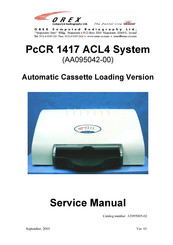 OREX PcCR 1417 ACL4 Service Manual