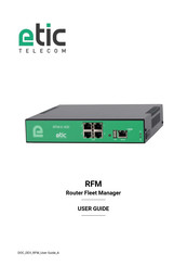 Etic Telecom RFM-E-400 User Manual