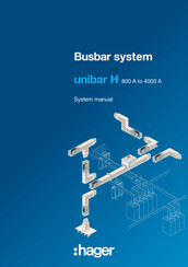 hager Unibar H 1000 A System Manual