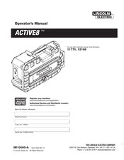 Lincoln Electric ACTIVE8 Operator's Manual