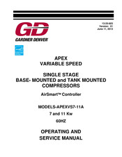 Gardner Denver APEXVS7-11A Operating And Service Manual
